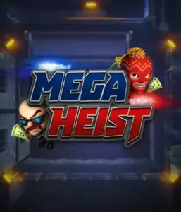 Enter the exciting world of the Mega Heist game by Relax Gaming, showcasing mischievous characters ready to execute a daring robbery. This image captures the drama of the heist with its dynamic logo and a mysterious vault backdrop. Perfect for players looking for a heist adventure, offering a gripping adventure. 