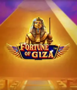 Step into the mystical world of Fortune of Giza slot by Pragmatic Play, highlighting a noble depiction of a Pharaoh before the iconic pyramid backdrop. This graphic portrays the richness of Egyptian history, ideal for history buffs, offering a fascinating gaming experience.